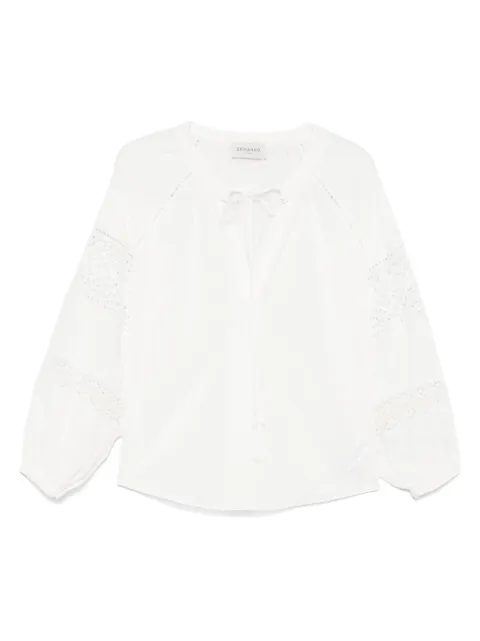 ERMANNO FIRENZE  blouse à broderies