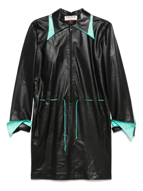 A.N.G.E.L.O. Vintage Cult 2000s pre-owned leather mini dress