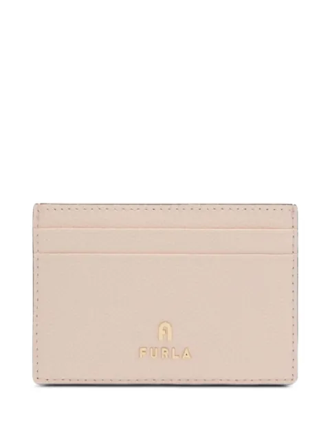 Furla Camelia leather card-holder
