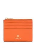 Furla Camelia zip-top card-holder - Orange