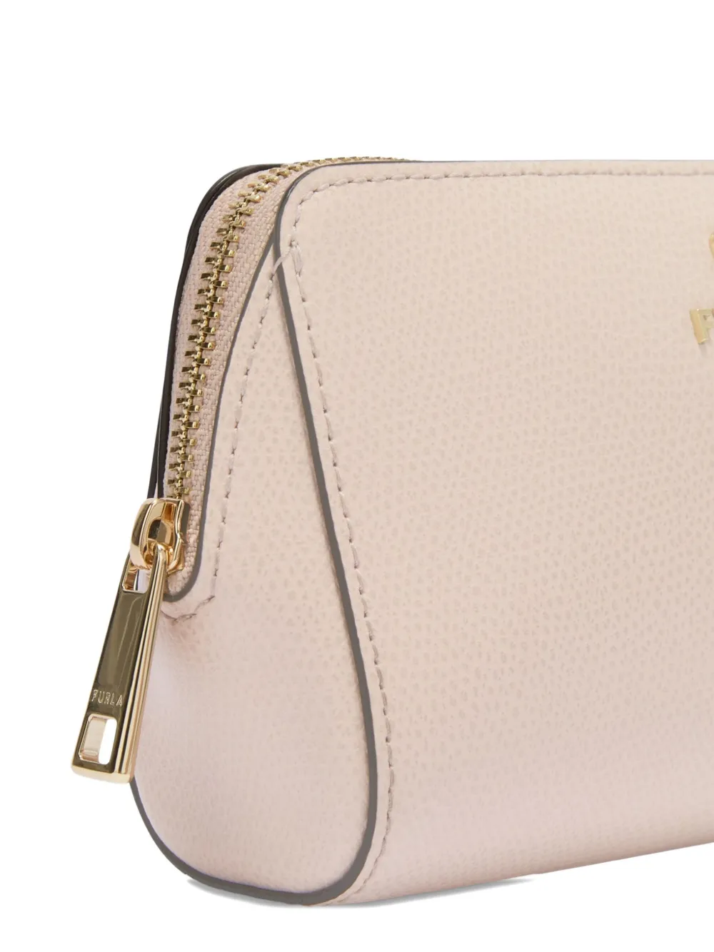 Furla Zip-top Curved Makeup Bag (set Of Two) In Neutral