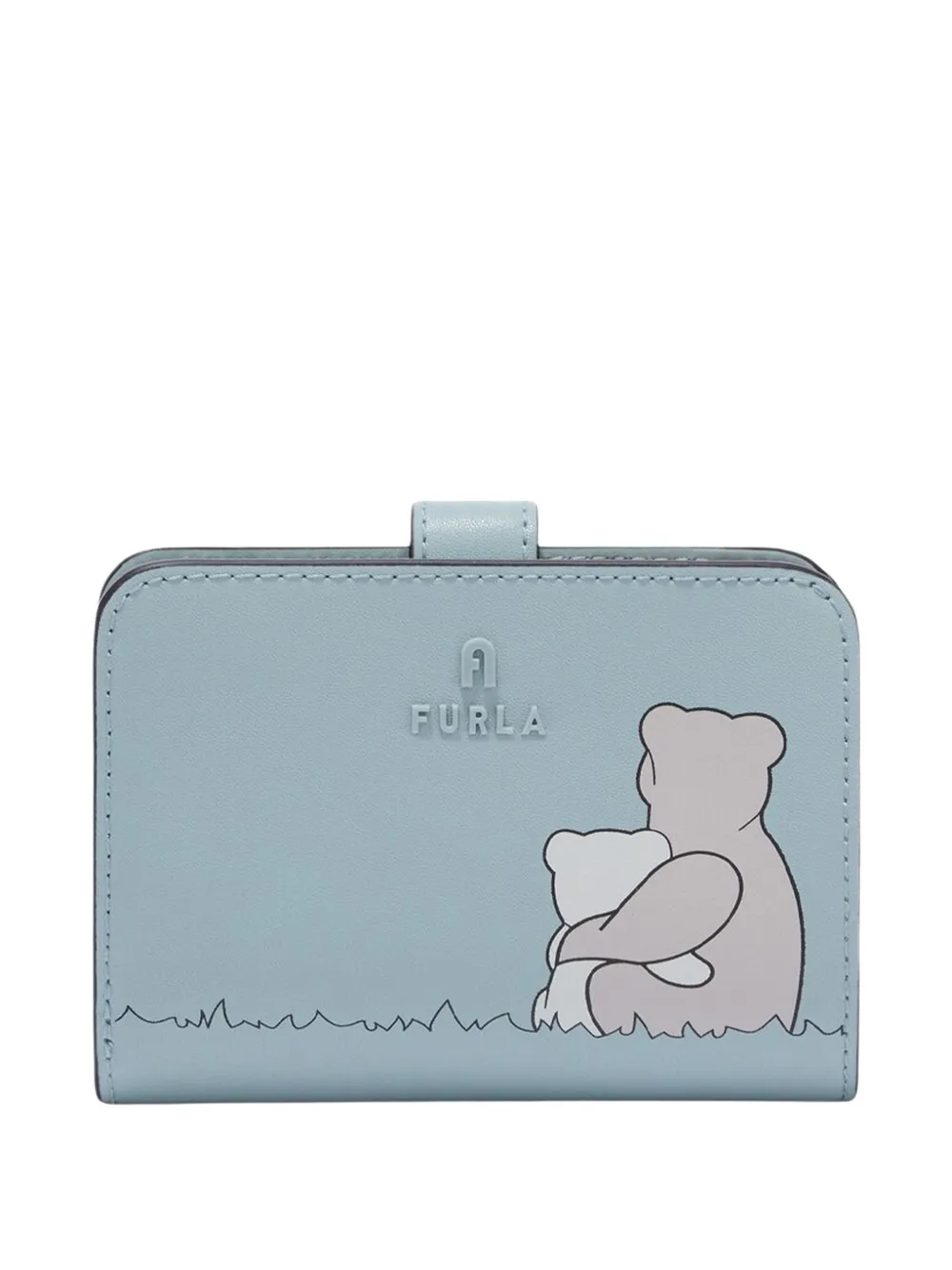 Furla logo-plaque wallet - Blu