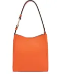 Furla mini Nuvola leather bucket bag - Orange