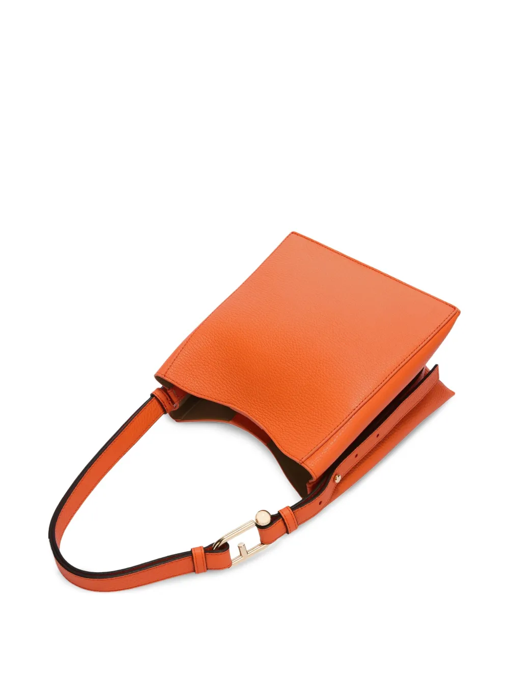 Furla Nuvola leren mini bucket-tas Oranje