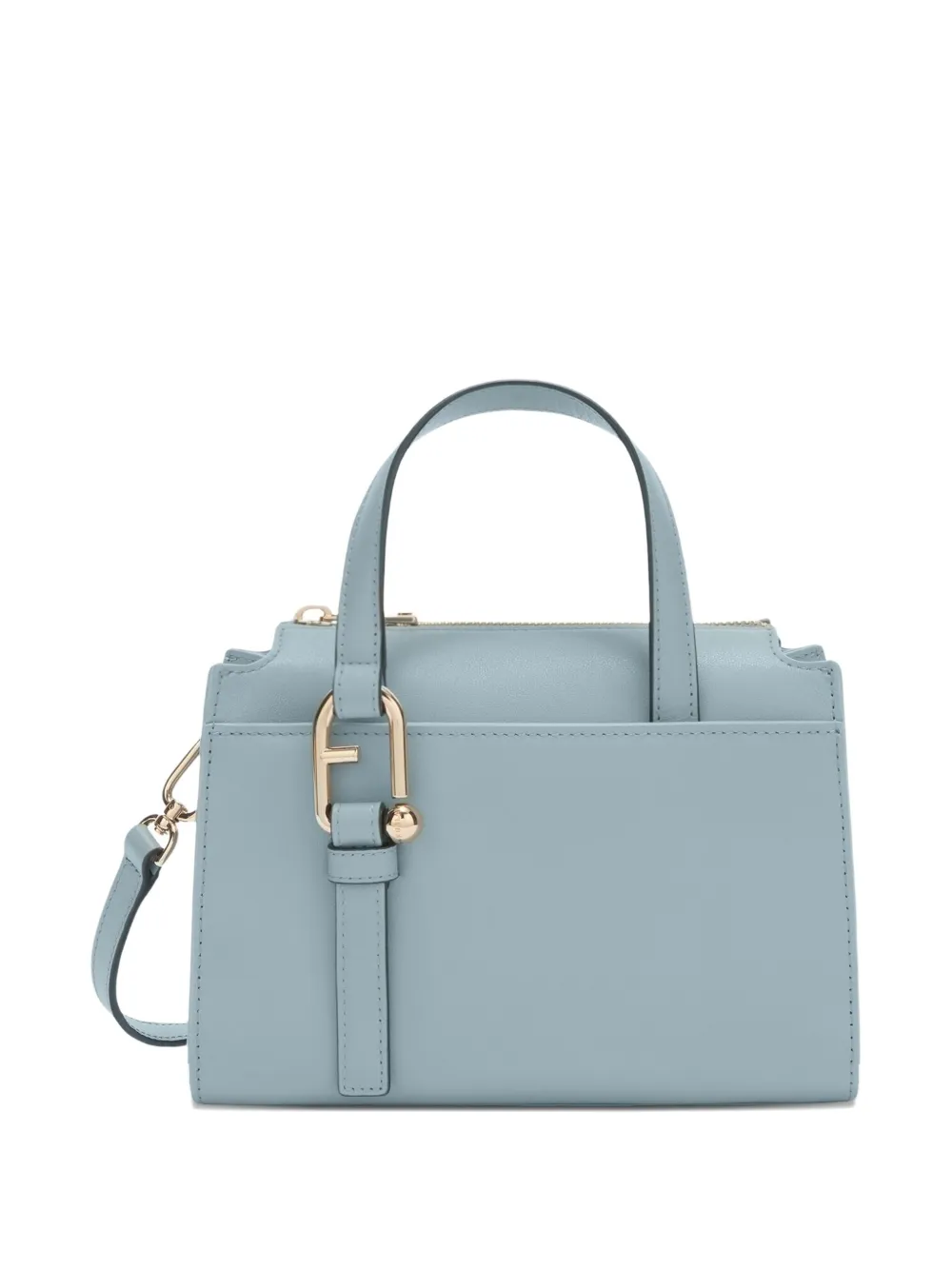 Furla Nuvola S leather tote bag Blauw