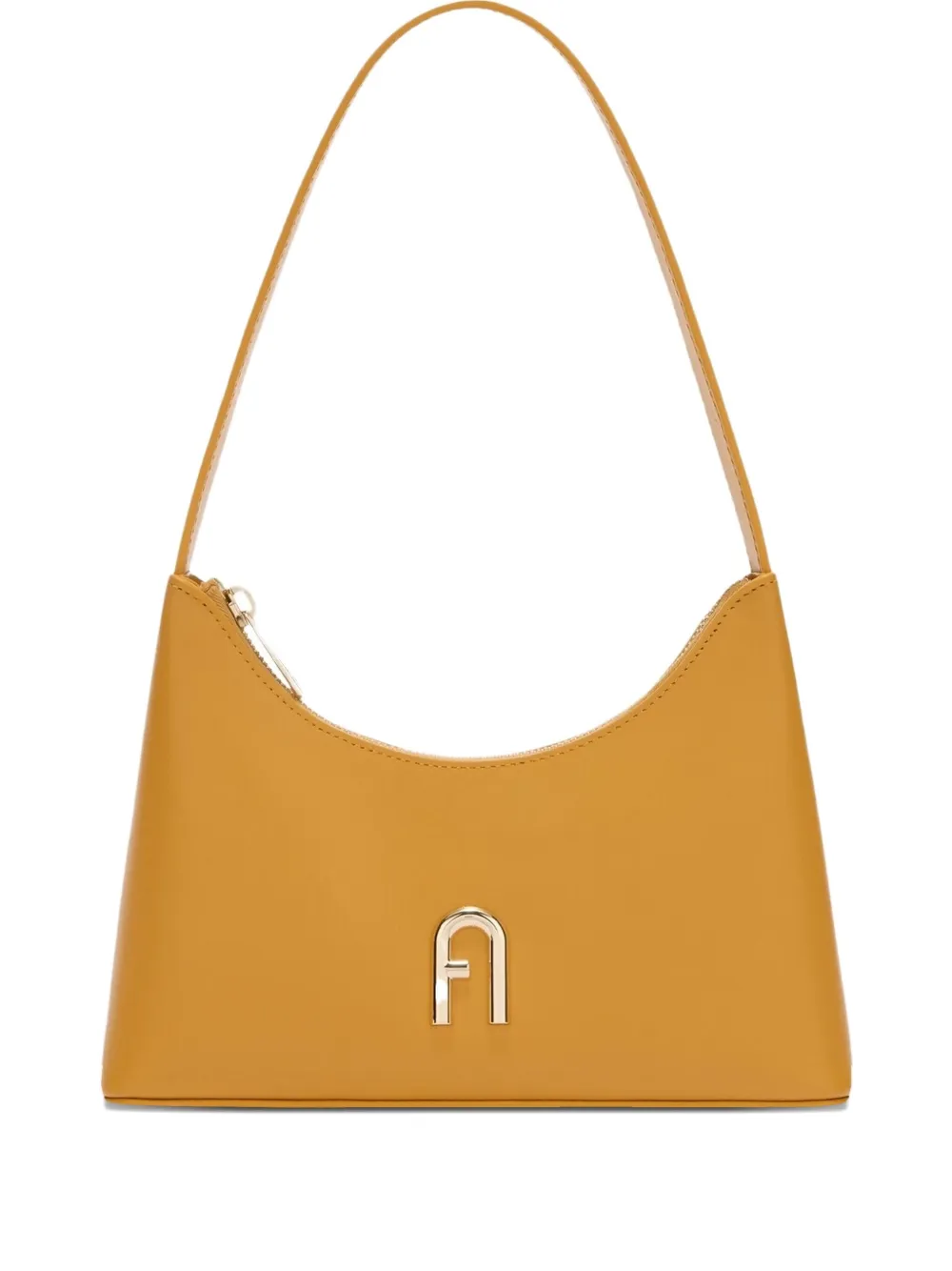 Furla Mini Diamante Logo-detail Shoulder Bag In Yellow