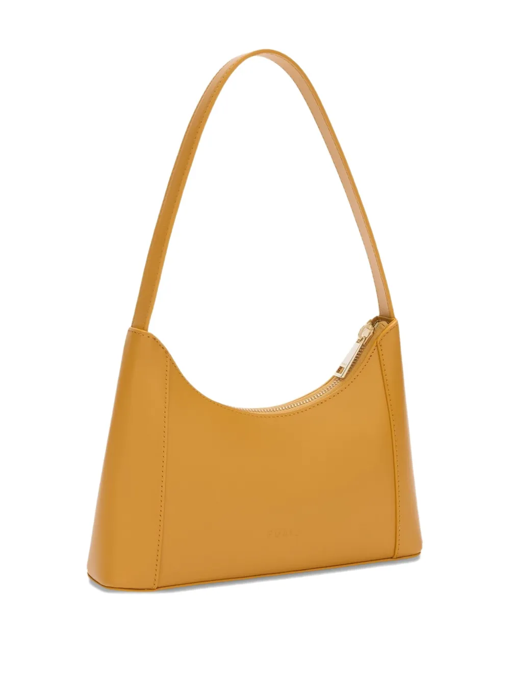 Furla Diamante mini-schoudertas met logodetail - Geel