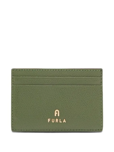 Furla Camelia leather card-holder