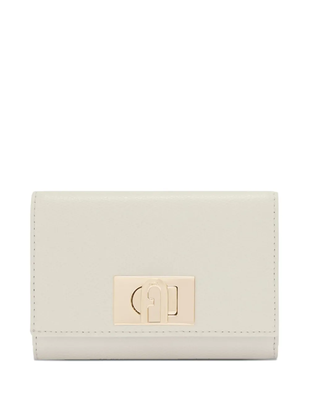 Furla 1927 Leather Wallet In White
