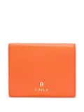 Furla Camelia leather logo wallet - Orange