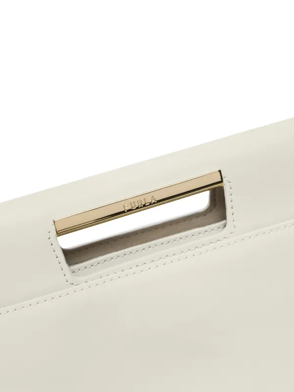 Furla Vaniglia Clutch Bag | White | FARFETCH CA