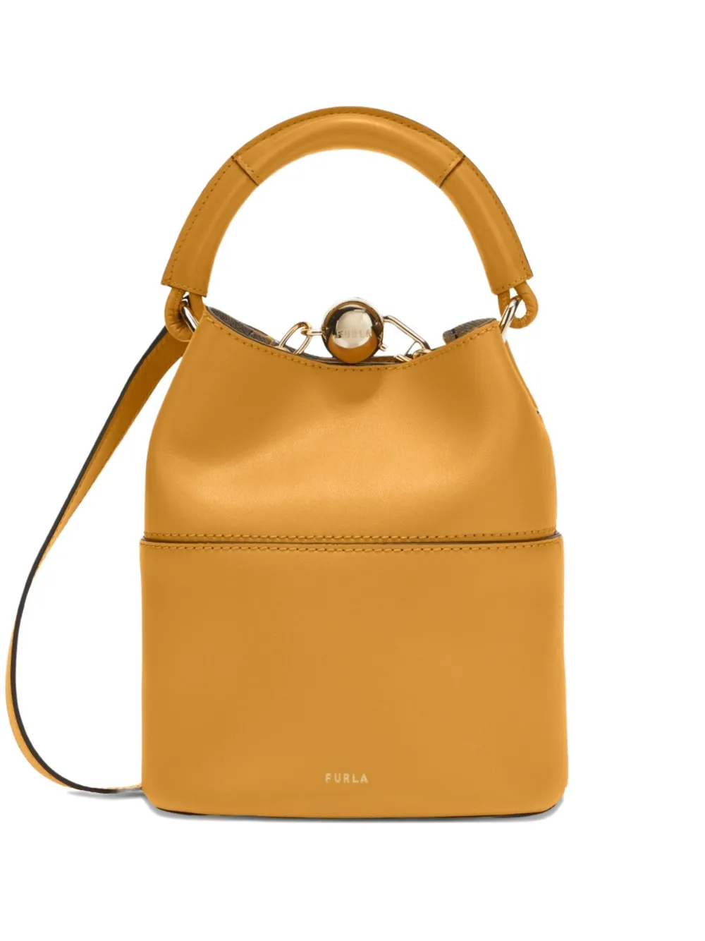 mini Sfera leather bucket bag