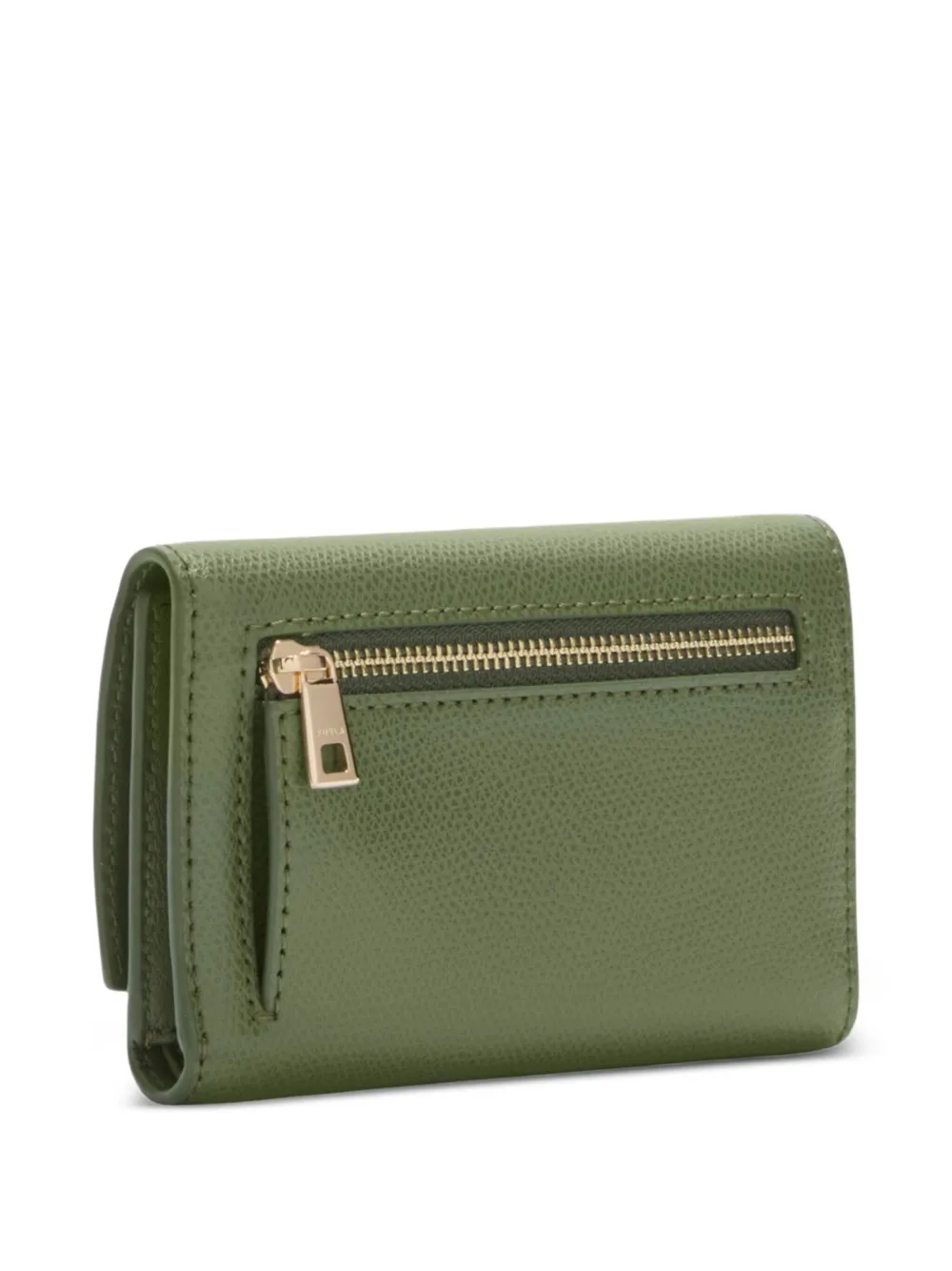 Furla medium 1927 leather wallet - Groen