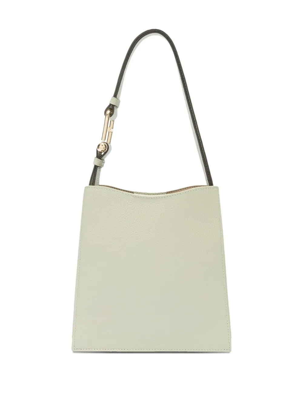 Furla Nuvola kleine leren bucket-tas met gespsluiting Beige