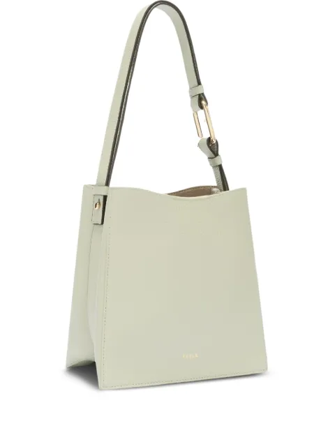 Furla mini Nuvola buckle-fastening leather bucket bag