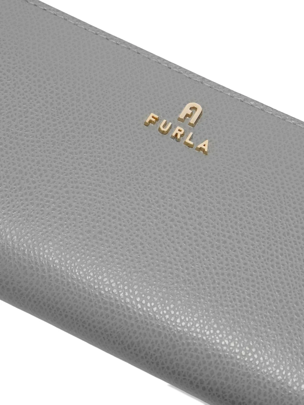 Furla Camelia zip-around leather wallet Grijs