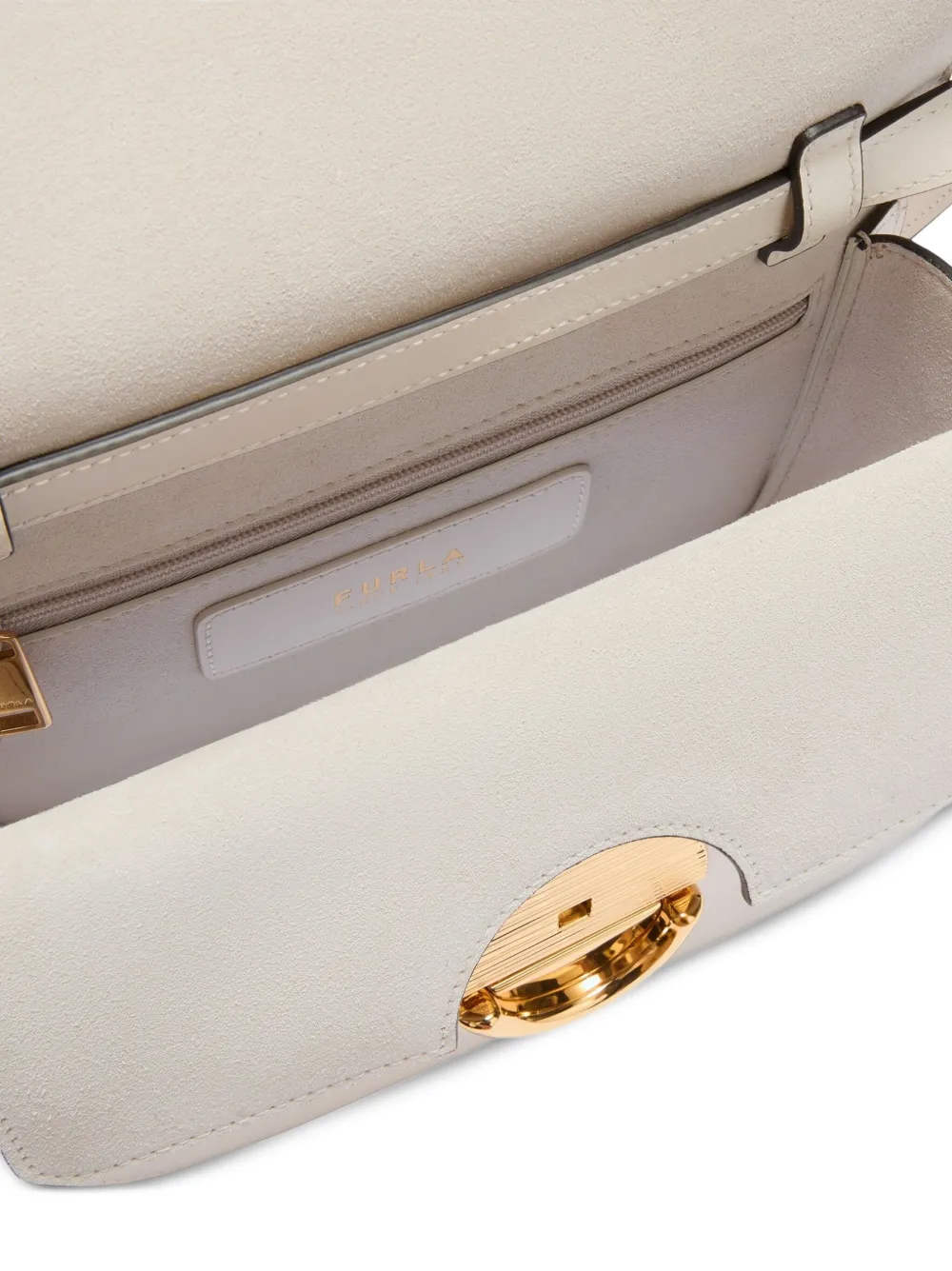 Furla Sfera mini-crossbodytas met omslag Wit