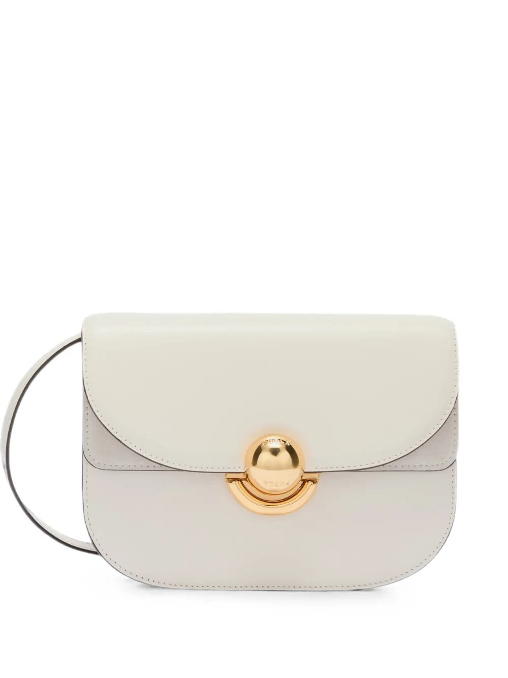 Furla Mini Sfera Umhängetasche mit Klappe - Weiß