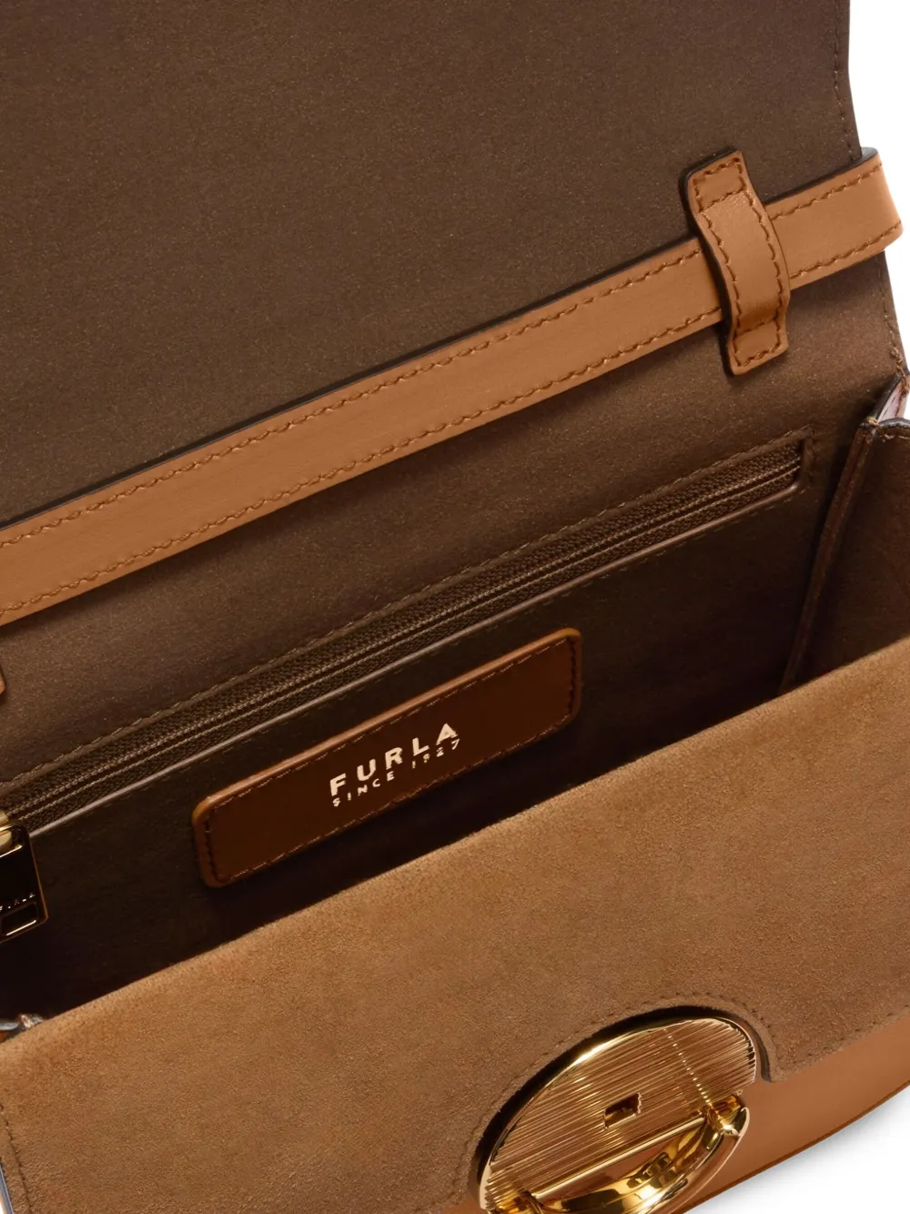 Furla Sfera mini-crossbodytas met omslag Geel
