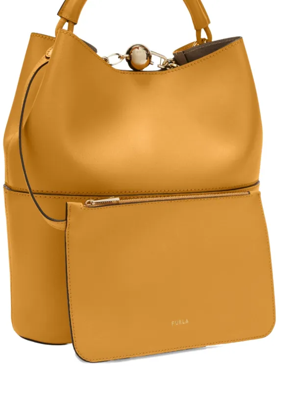 トートバッグ FURLA FW25 'Furla Sfera S' bucket bag (WB01867BX3924 4083S) Furla Sfera Bucket Bag | Yellow | FARFETCH