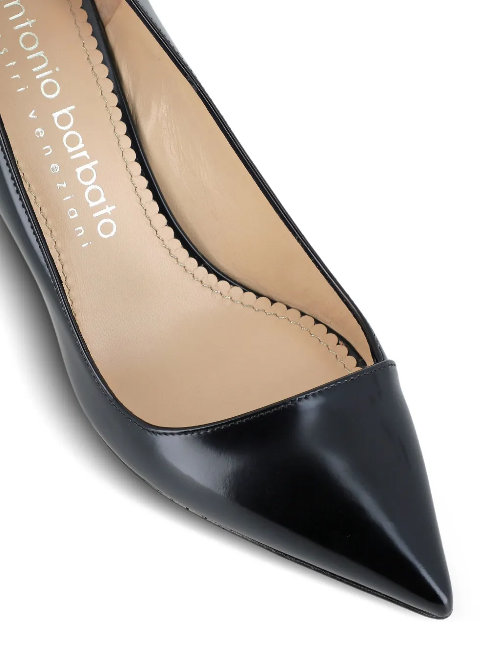 Antonio Barbato Maestri Veneziani 80 mm leren pumps Zwart