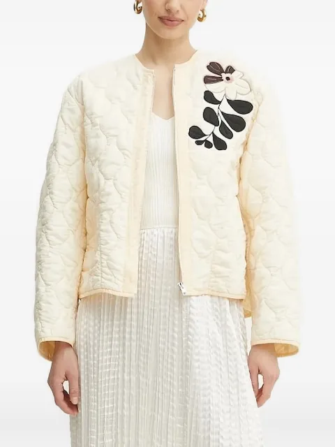 Forte Forte floral-embroidered bomber jacket