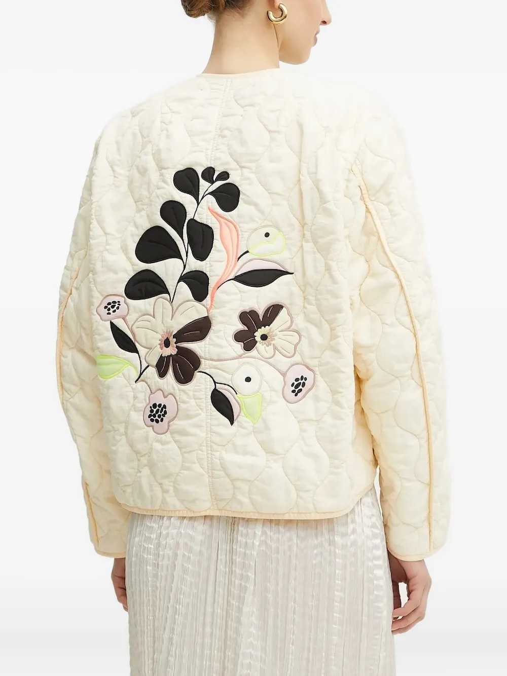 Forte Forte floral-embroidered bomber jacket | Varsity Jackets | Image 2