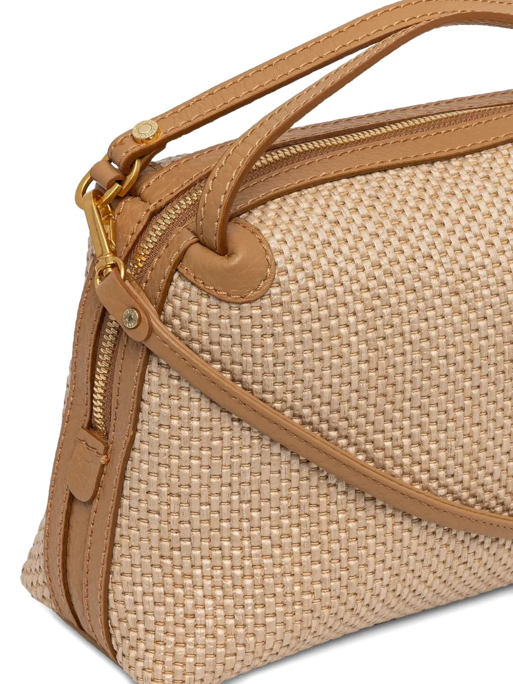 GIANNI CHIARINI Geweven crossbodytas met textuur Beige