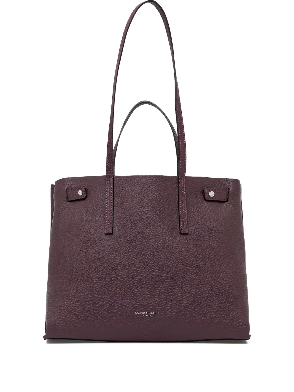 GIANNI CHIARINI Altea textured-leather tote bag | Purple | Image 1