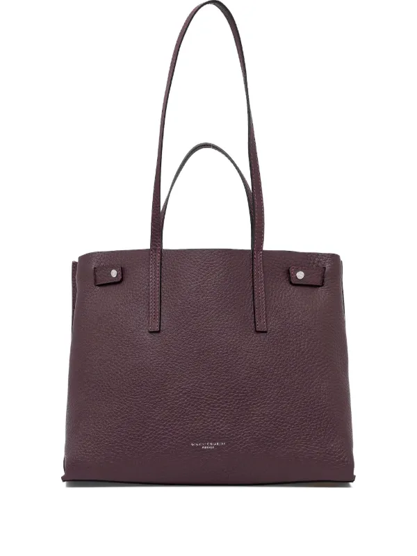 GIANNI CHIARINI Strukturierte Handtasche Violett FARFETCH AT