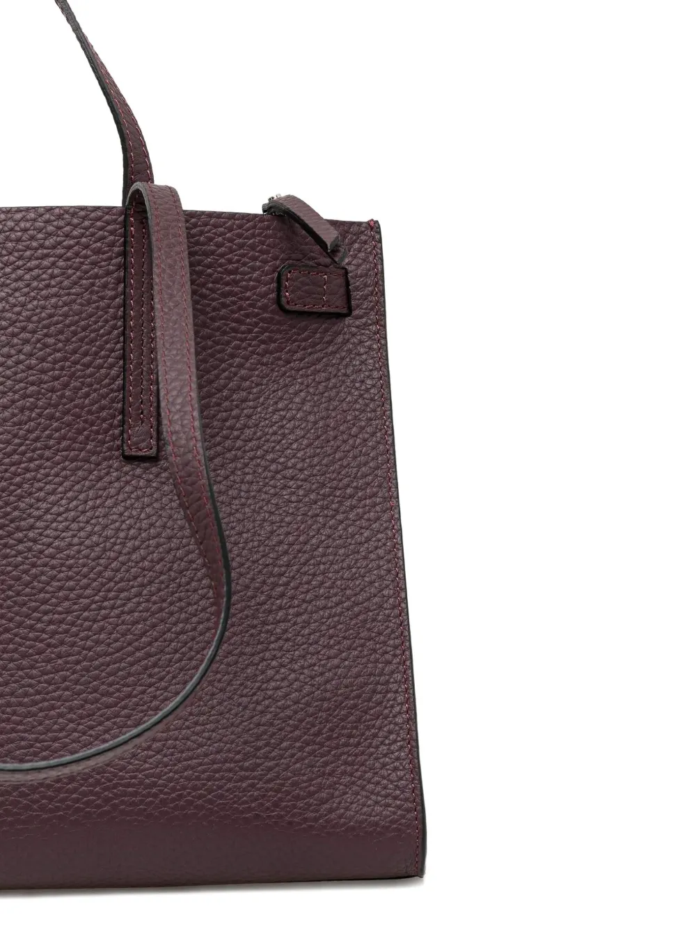 GIANNI CHIARINI Leren shopper Paars