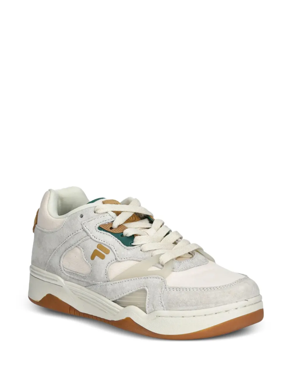 Fila Wayne suede-panelled sneakers - Grijs
