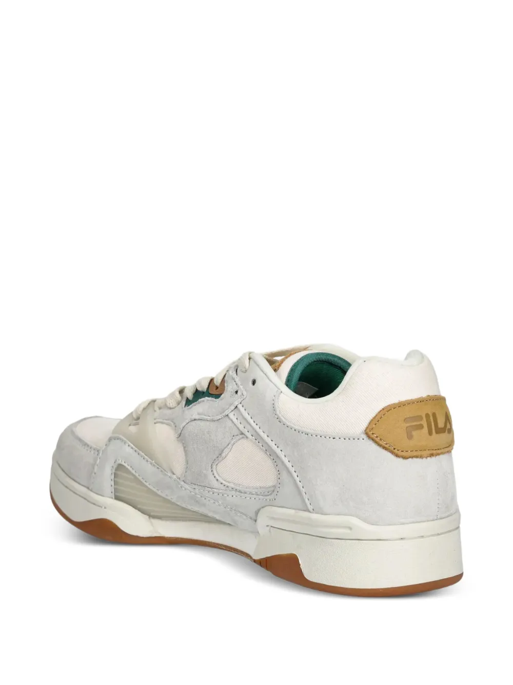 Fila Wayne Suede-panelled Sneakers In Gray