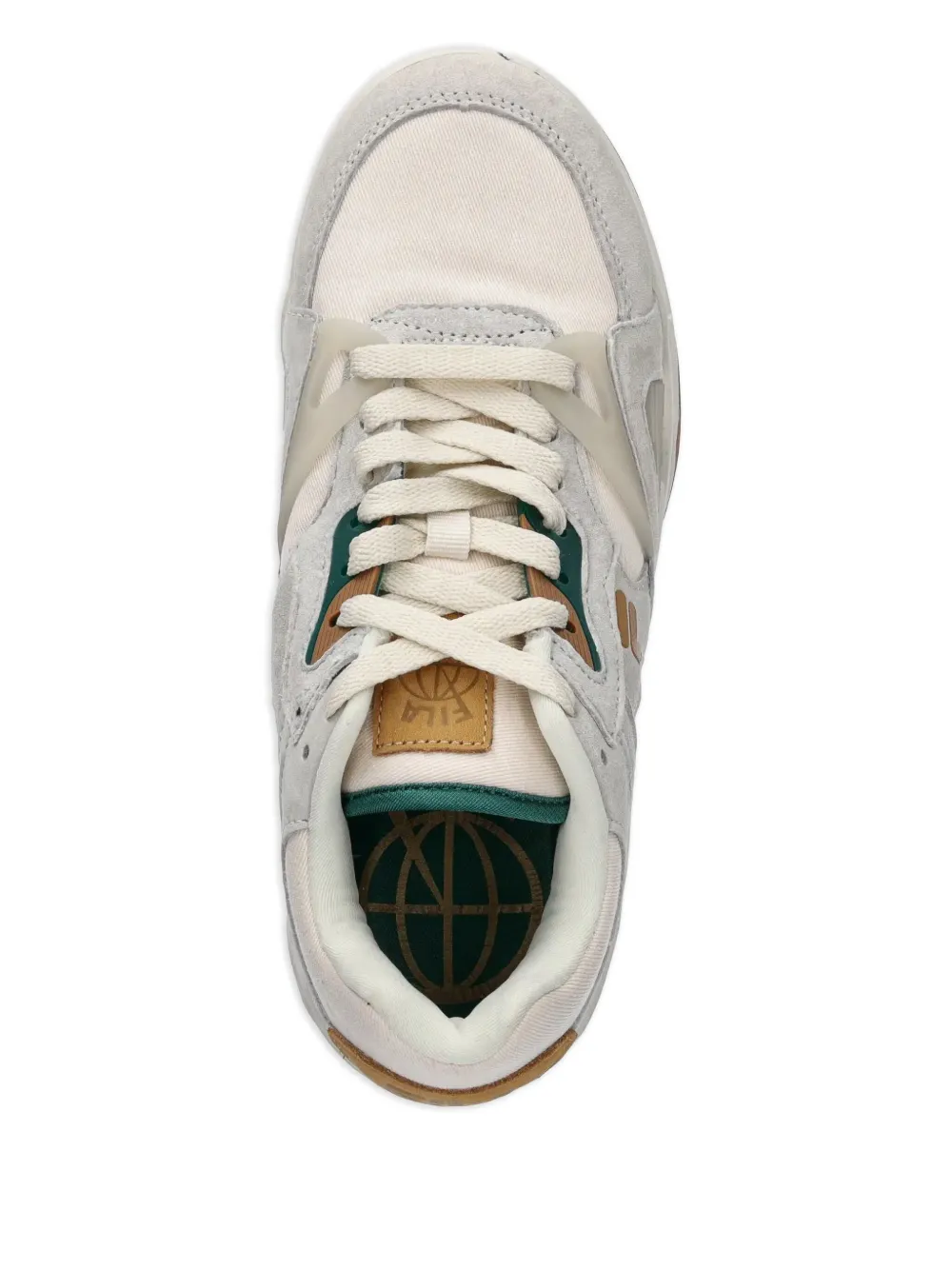 Fila Wayne Suede-panelled Sneakers In Gray