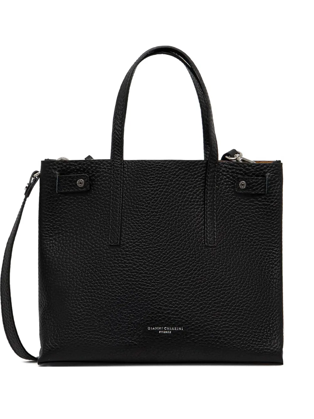 GIANNI CHIARINI Leren shopper Zwart