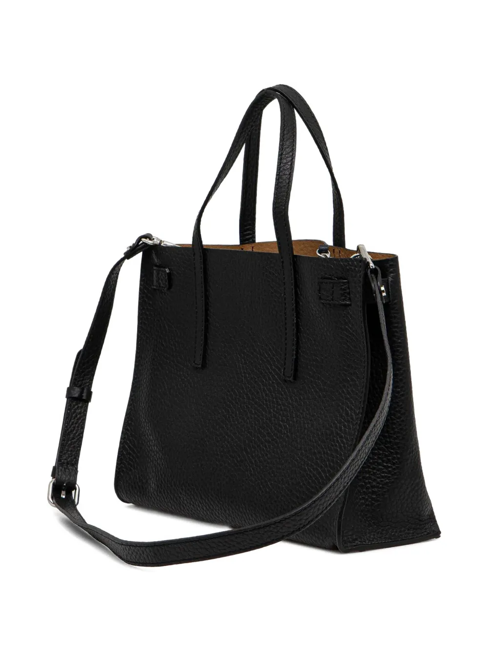 GIANNI CHIARINI Leren shopper - Zwart