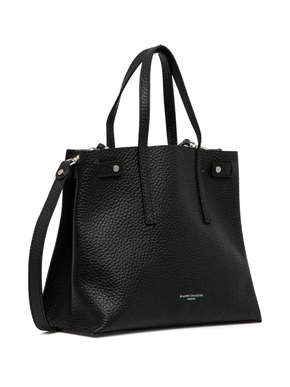 GIANNI CHIARINI Leren shopper Zwart