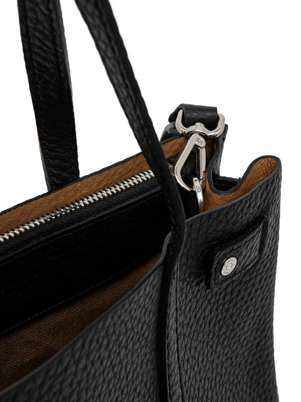 GIANNI CHIARINI Leren shopper Zwart