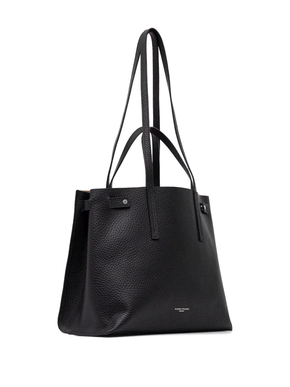 GIANNI CHIARINI Leren shopper - Zwart
