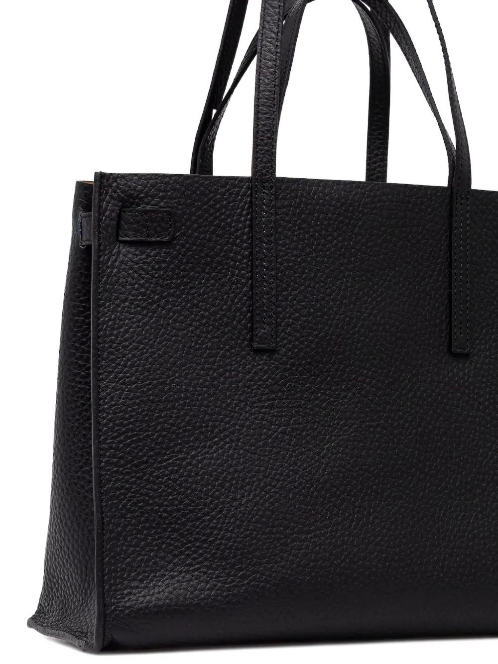 GIANNI CHIARINI Leren shopper Zwart