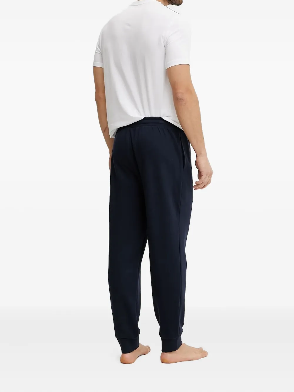 Emporio Armani logo-detail track pants - Blauw