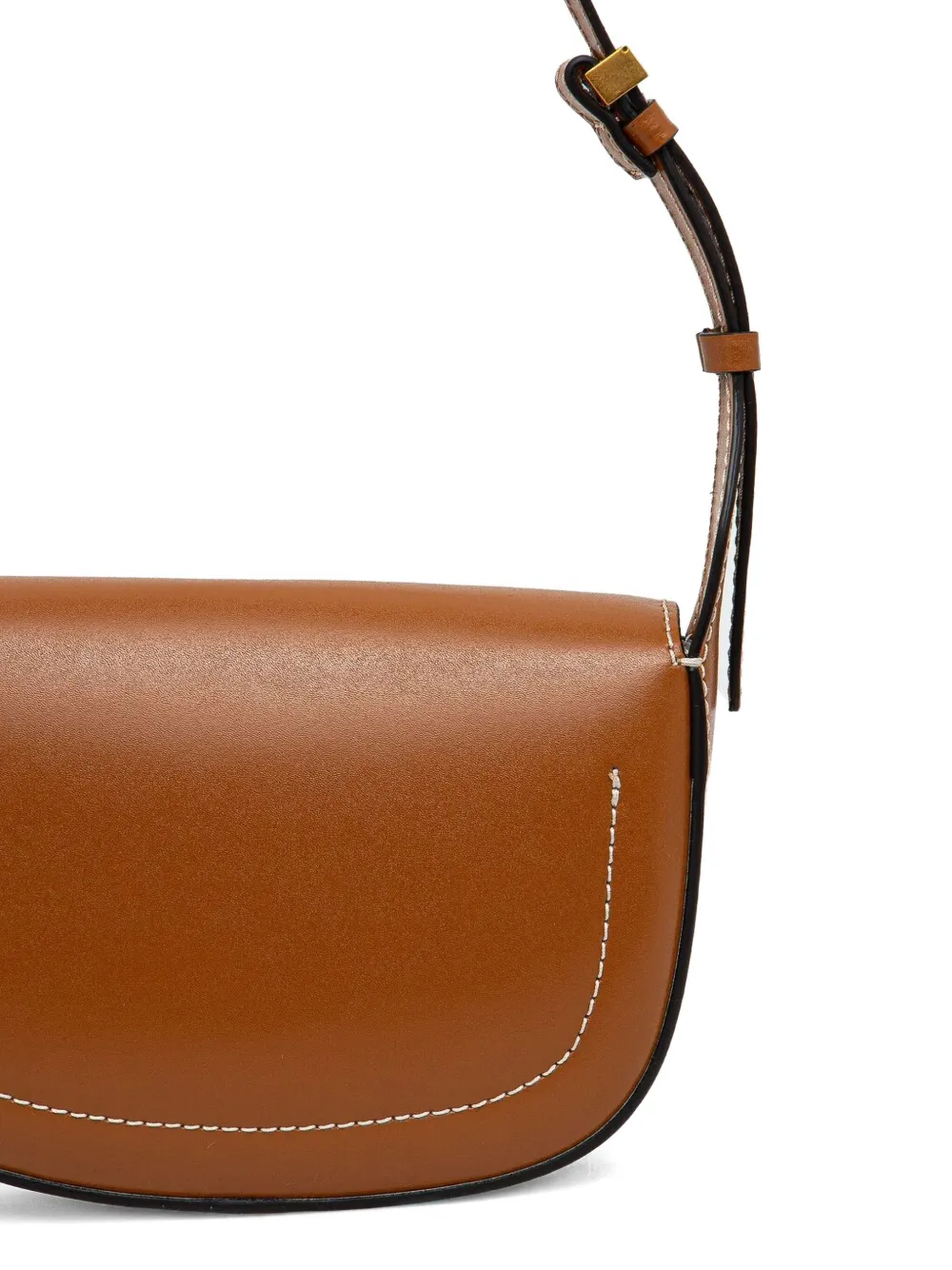GIANNI CHIARINI Leren crossbodytas Bruin