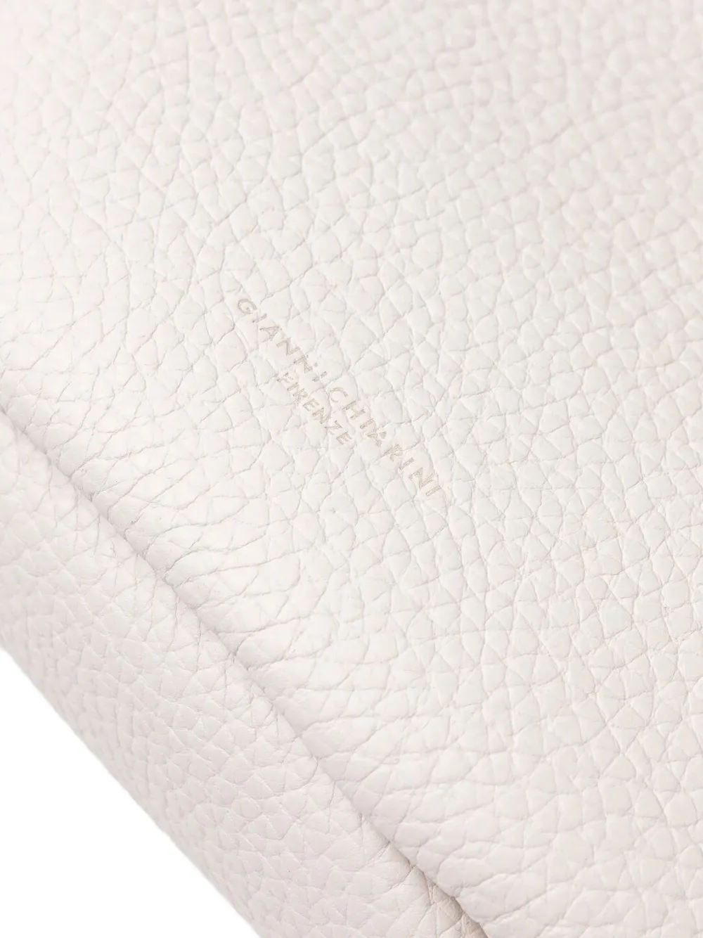 GIANNI CHIARINI Leren shopper Wit