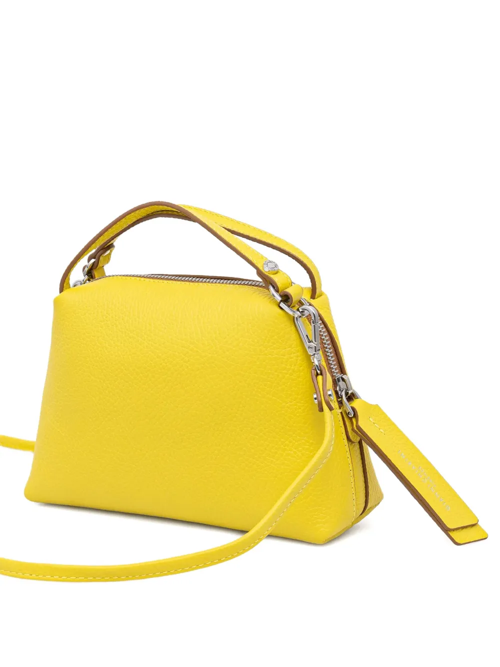 Gianni Chiarini Alifa Zip-fastening Tote Bag In Yellow