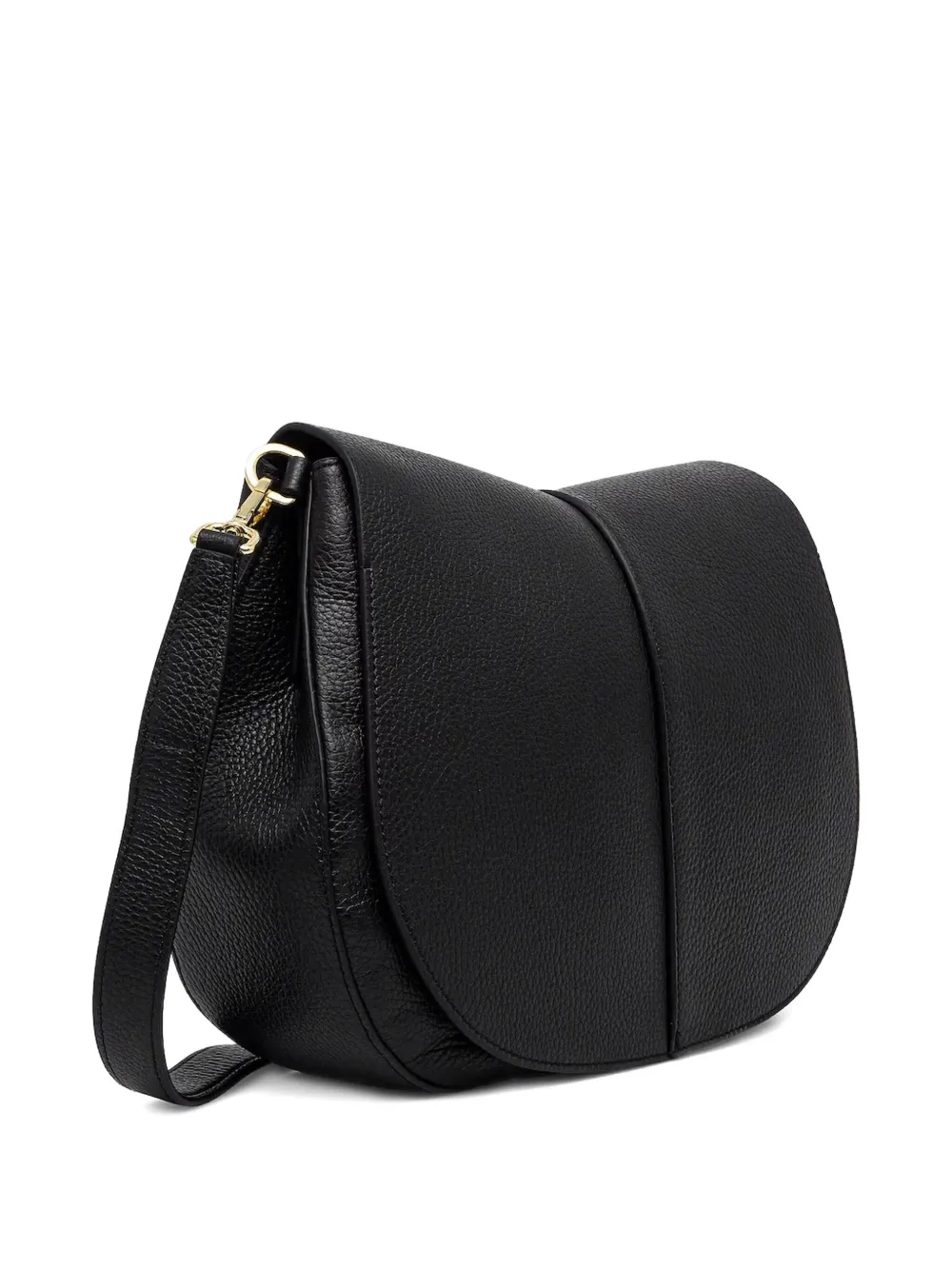 GIANNI CHIARINI Leren crossbodytas met textuur Zwart