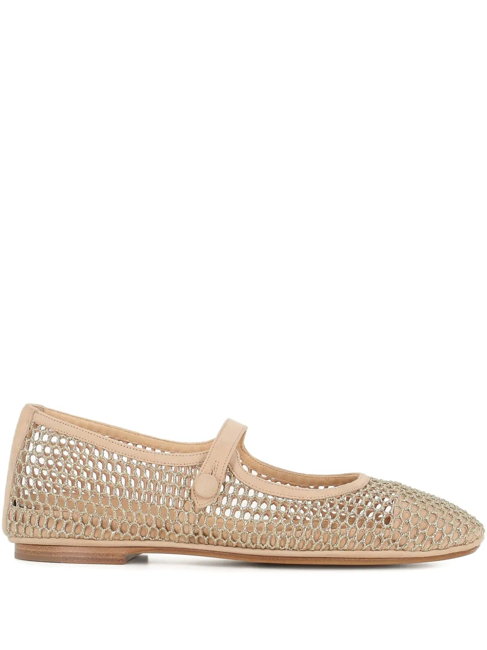 mesh ballet flats