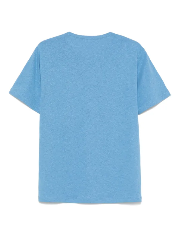 Tシャツ・カットソー SUN 68 Men T Shirts A35112 07 Blue Sun 68 round-neck T-shirt | Blue | FARFETCH