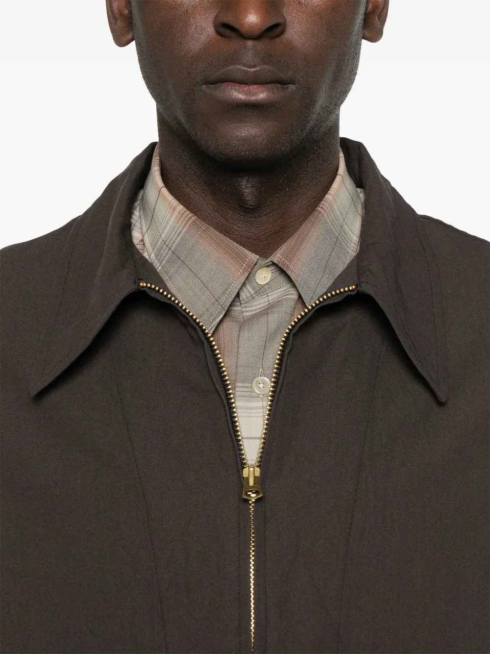 Kaptain Sunshine Shirtjack met rits Zwart