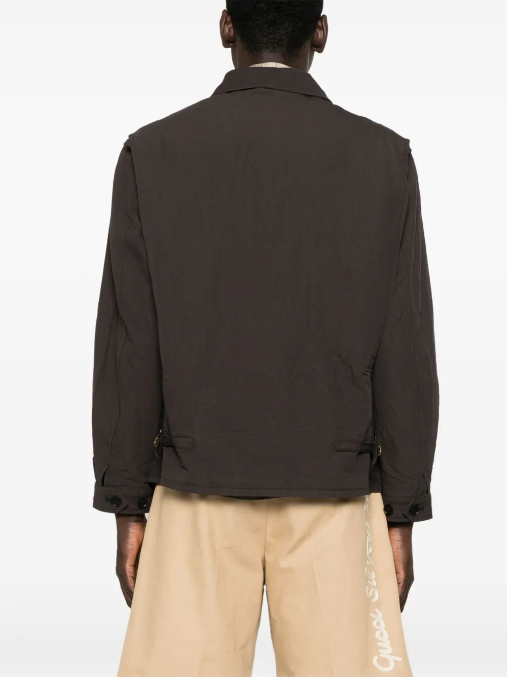 Kaptain Sunshine Shirtjack met rits Zwart