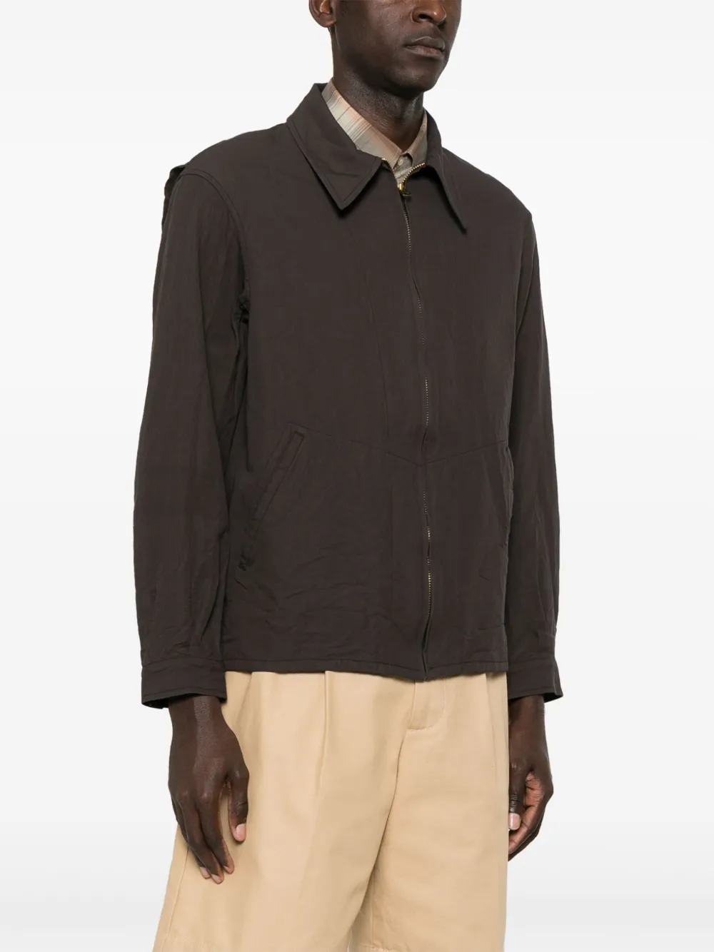 Kaptain Sunshine Shirtjack met rits Zwart